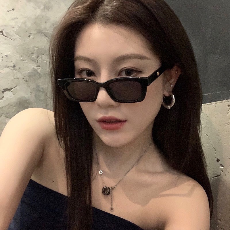Kính mát thời trang nữ nam vuông phong cách Ulzzang gọng kính râm hottrend chống khói bụi tia UV bảo vệ mắt đẹp 203