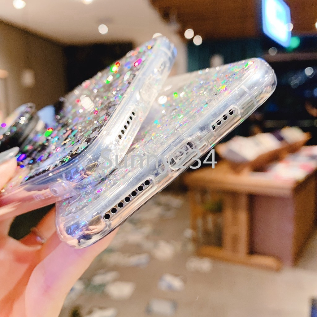 Ốp lưng mềm lấp lánh có giá đỡ cho Samsung A51 A71 A10 A20 A30 A50 A10S A20A A30S A50S A70