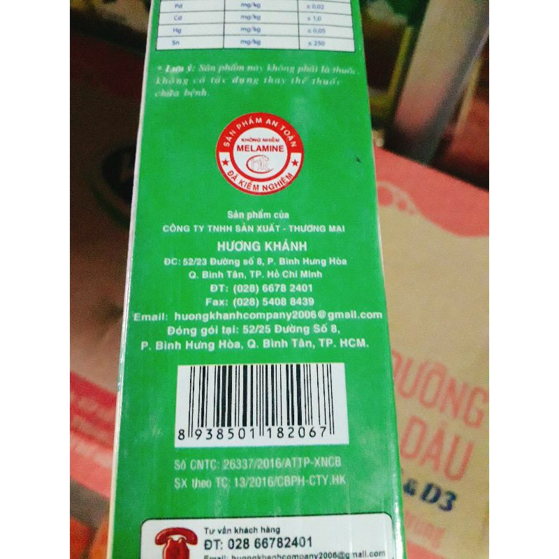 Sữa bột MilkMilk Gold Canxi - Hộp giấy 400gram