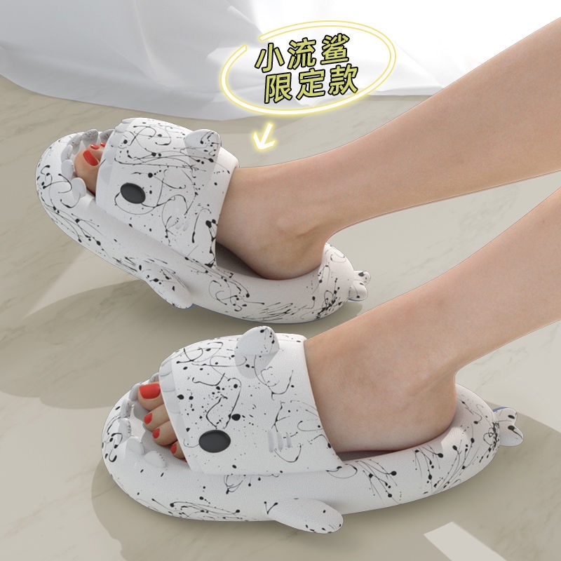 Dép Đi Trong Nhà Chống Trượt Hình Cá Mập Thời Trang Mùa Hè Dành Cho Bé Gái