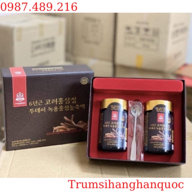 [DATE 2025] Cao Hồng Sâm Nhung Hươu Hàn Quốc, Hộp 2 Lọ[NOWSHIP]