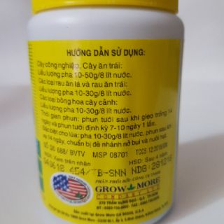 Phân bón lá npk 6 30 30 + TE lọ 100gr