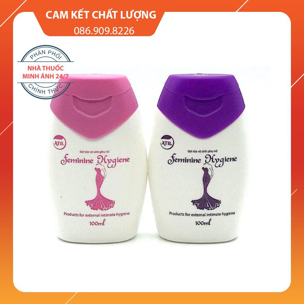 ✔️[100% Chính Hãng] Dung Dịch Vệ Sinh Phụ Nữ FEMININE HYGIENE 100ML - Se Khít - Sáng Hồng