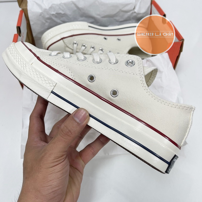 Giày sneaker Converse 1970s Trắng cổ thấp bản đẹp - Fullbox kèm quà tặng
