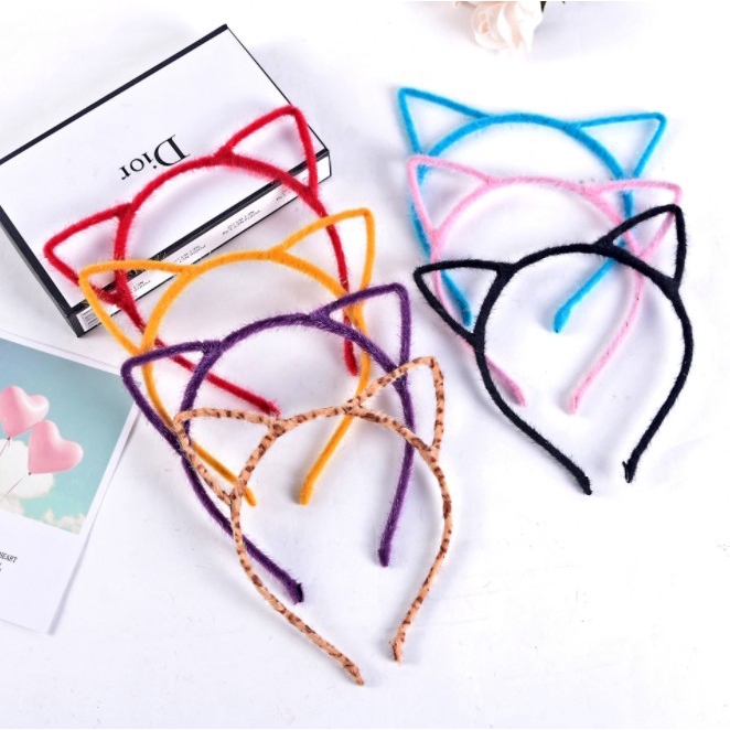 Băng Đô Tai Mèo Nhiều Màu Đáng Yêu Thời Trang 2019