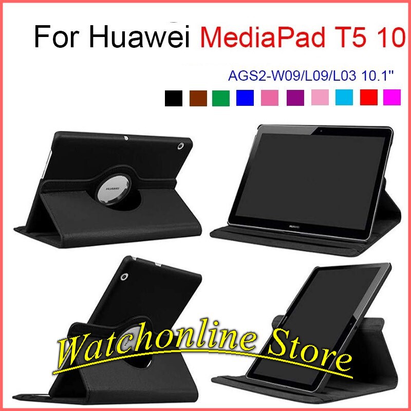 Bao da xoay 360 độ Huawei Mediapad T5 10.1 inch / T5 8.0 | BigBuy360 - bigbuy360.vn