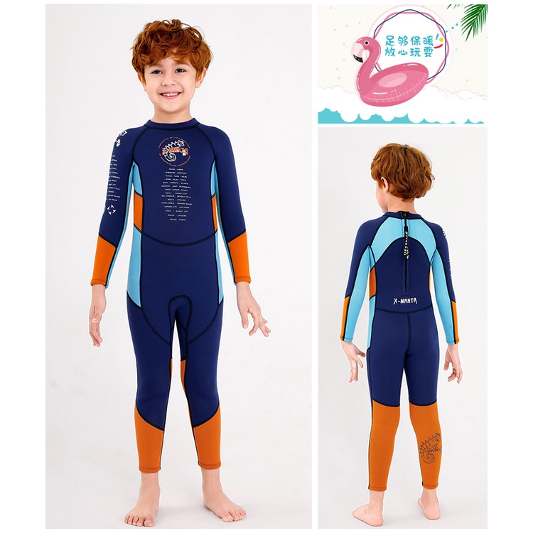 Đồ bơi giữ nhiệt bé trai - Đồ bơi giữ ấm cho bé