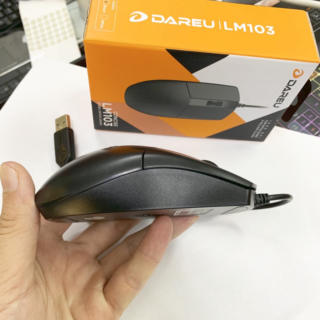 Chuột DAREU LM103 có dây (USB) | WebRaoVat - webraovat.net.vn