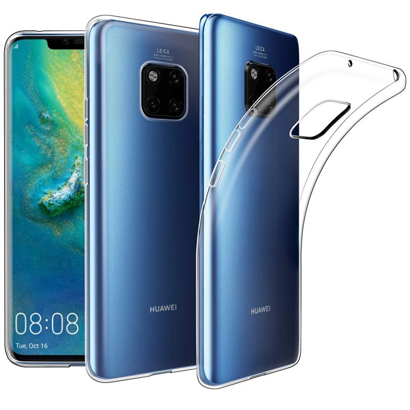 Ốp Huawei Mate 20 Pro dẻo đen trơn và dẻo trong suốt