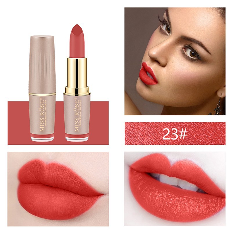 Son thỏi lâu trôi siêu mịn môi MISS ROSE son son trang điểm nội địa Trung ZD-SM62 | BigBuy360 - bigbuy360.vn