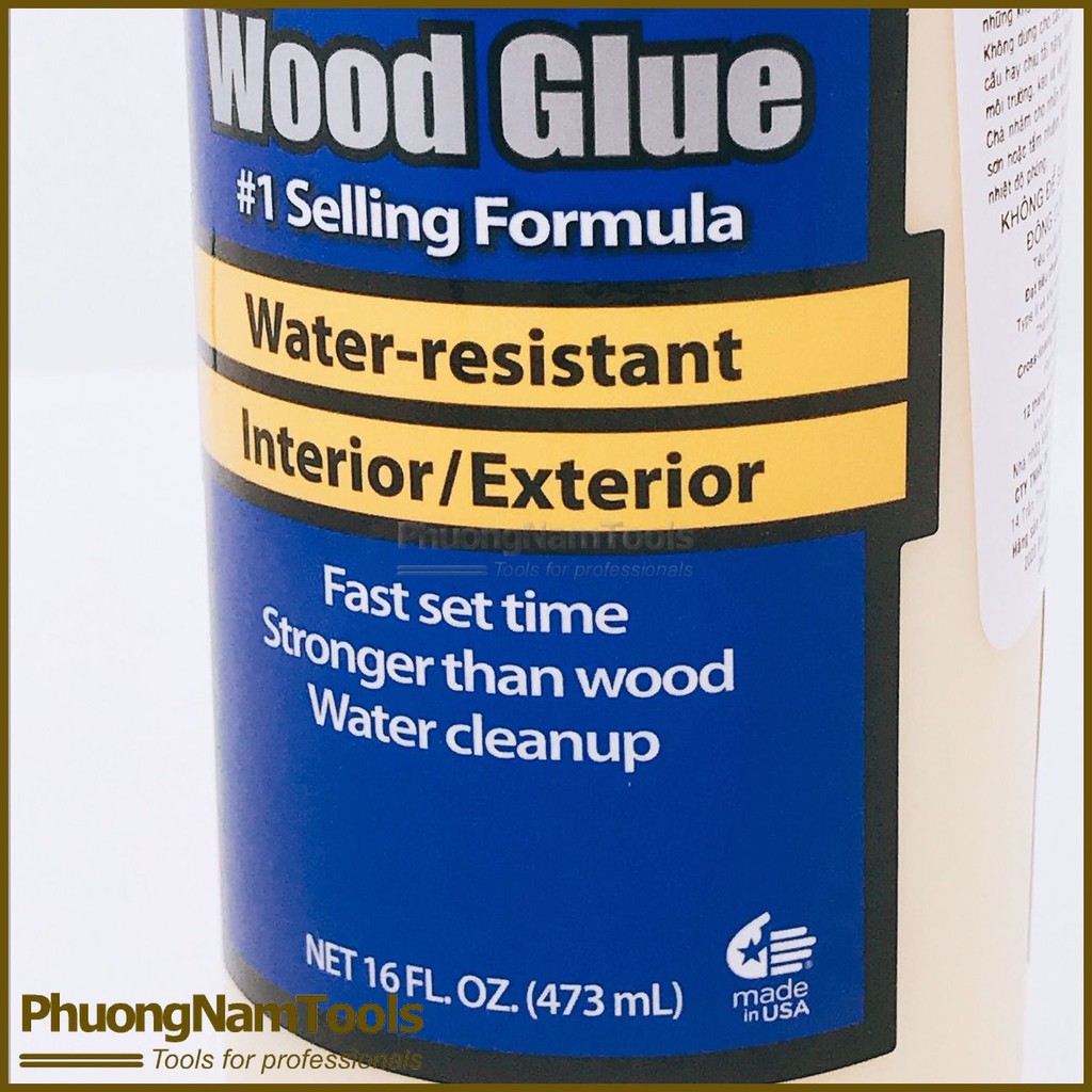 Keo dán Gỗ Titebond II Premium Wood Glue ( Chai màu Xanh) - Made in USA.