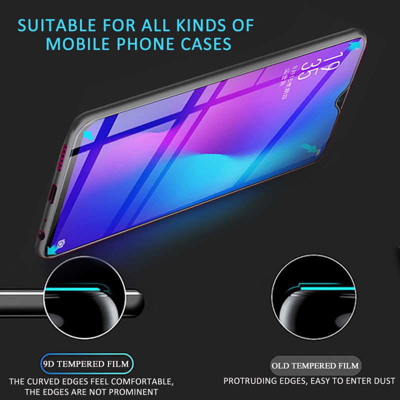 Kính cường lực 9D bảo vệ toàn màn hình dành cho Iphone 12 Mini 11 Pro Xs Max X Xr 8 7 6 6s Plus Se 2020