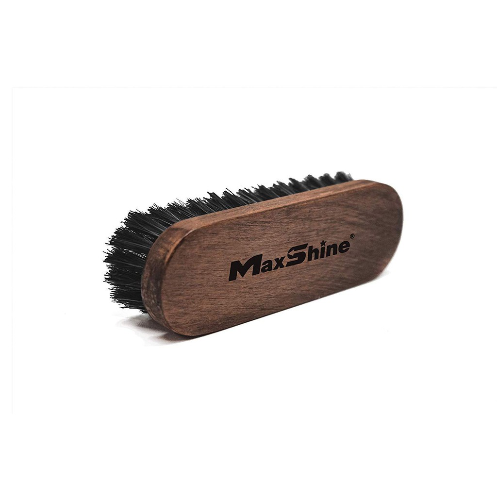 BÀN CHẢI LÀM SẠCH NỘI THẤT MAXSHINE LEATHER &amp; ALCANTARA CLEANING BRUSH COMPACT SIZE 12X4CM 7011007