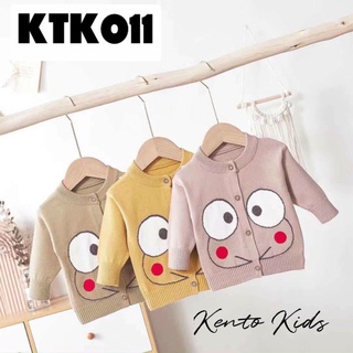KTK011 Áo Len Cổ Tròn Cho Bé Hình doremon