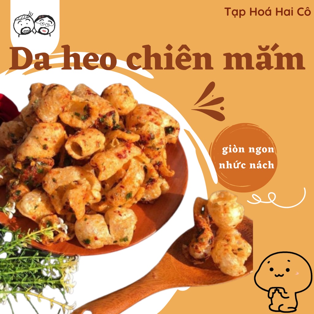 DA HEO CHIÊN MẮM HÀNH giòn rụm kết hợp với sốt nước mắm vị ngọt ngọt, mặn mặn