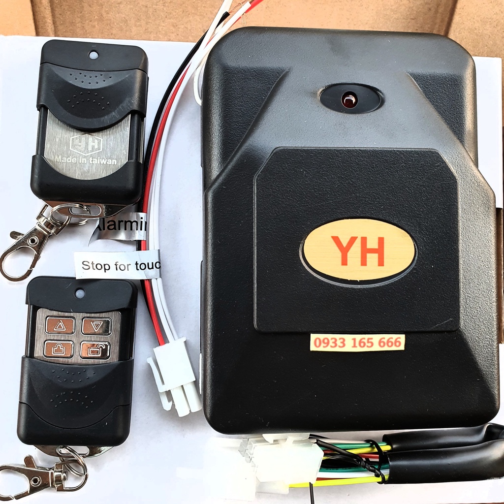 Điều khiển cửa cuốn từ xa 8 mã gạt chống nước tần số 433mhz có hướng dẫn cài đặt