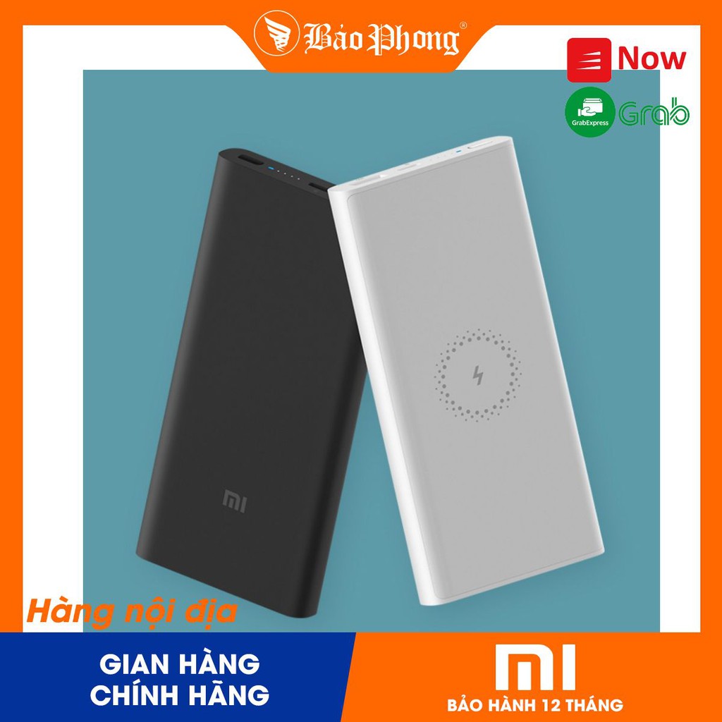 Pin Dự Phòng Xiaomi Sạc Không Dây 10000 mAh