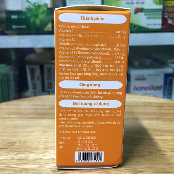 NOVITA Drop 30ml – Vitamin tổng hợp dạng nhỏ giọt cho trẻ từ 0 đến 12 tuổi, tăng cường đề kháng và hấp thu dinh dưỡng