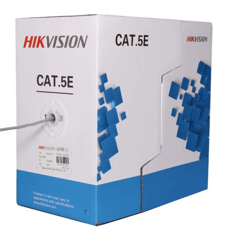 [50m] Cáp mạng UTP Cat5e Hikvision 8 lõi đồng nguyên chất