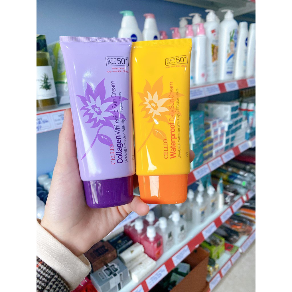 Kem chống nắng Cellio Waterproof Daily Sun Cream SPF50+/PA+++