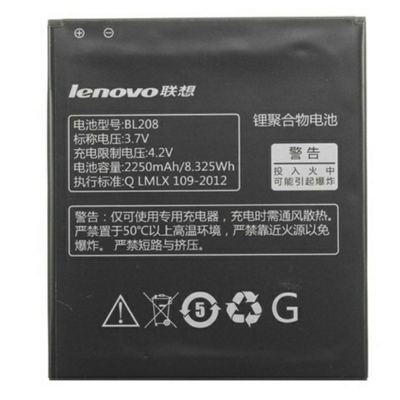 Pin xịn Lenovo BL-208 cho máy A316/ A306/ A208/ A218 - Bảo hành 6 tháng