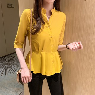 Áo Nữ Tay Lửng Cổ Chữ V Thời Trang Quyến Rũ