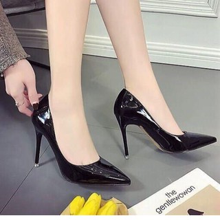 Giày cao gót mũi nhọn đế 7p Hàng siêu sang cao cấp màu đỏ