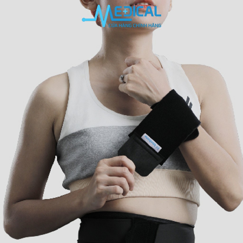 Đai nẹp cổ tay tiểu chuẩn BONBONE STANDARD WRIST SUPPORTER dùng trong chơi tennis, cầu lông, bóng bàn - MEDICAL