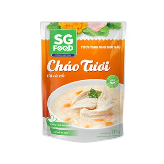 2 BỊCH Cháo tươi gà cà rốt SG Food gói 270g