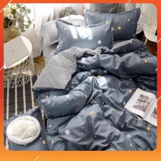 Chăn ga gối poly cotton loại đẹp nhập khẩu bộ 4 món Chăn, ga , 2 vỏ gối
