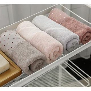 Khăn lau đầu tóc, khăn tắm vải bông tinh khiết Kutto Hàn Quốc size nhỏ tiện lợi