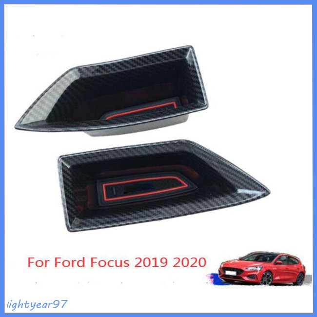Set 2 Khay Đựng Vật Dụng Tiện Lợi Gắn Tay Nắm Cửa Xe Ô Tô Ford Focus 2019 2020