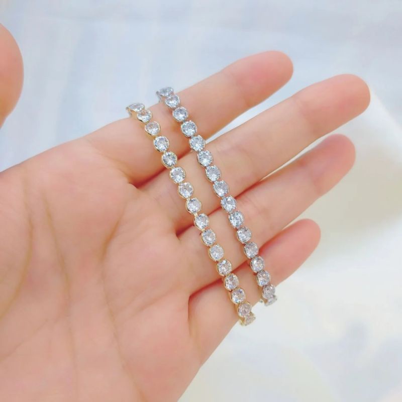 Vòng Đeo Tay Vỏ Sò Đính Đá Kim Cương Độc Đáo