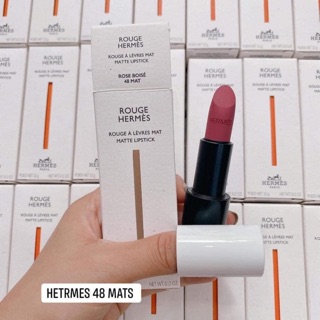 Son Hermès Rouge À Lèvres Matte 48 Rose Boise - Hồng Đất