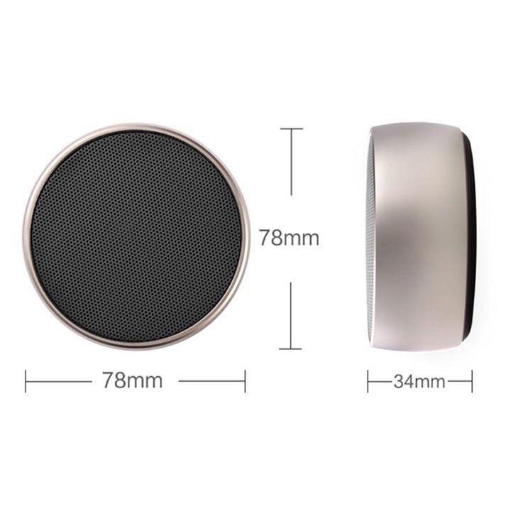 Loa Bluetooth Mini Beetek BS02 Giá Cầm Tay - Có Móc Treo Tiện Lợi Và Khe Cắm Thẻ Nhớ, Cổng 3.5