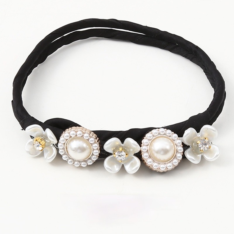 Kẹp tóc đính ngọc trai phong cách mùa hè Hàn Quốc