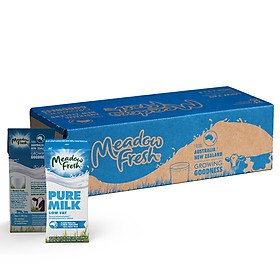 [7/2022] Sữa Meadow Fresh ít béo hộp 200ml thùng 24 hộp
