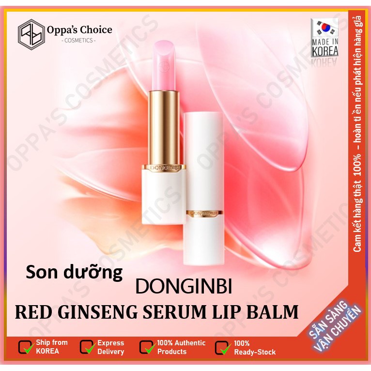 Son dưỡng DONGINBI RED GINSENG SERUM LIP BALM