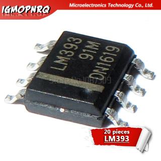 Set 20 con IC LM393 LM393DR LM393D SOP-8
