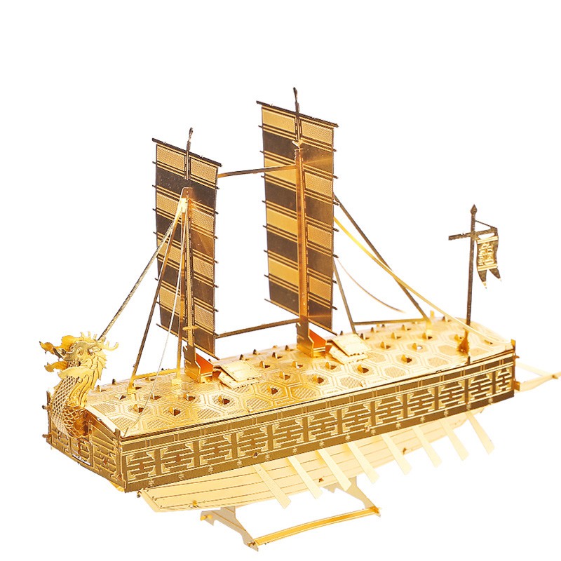MÔ HÌNH 3D KIM LOẠI LẮP RÁP THUYỀN MAI RÙA GEOBUKSEON - HÀNG NHẬP KHẨU