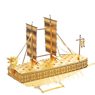 MÔ HÌNH 3D KIM LOẠI LẮP RÁP THUYỀN MAI RÙA GEOBUKSEON - HÀNG NHẬP KHẨU