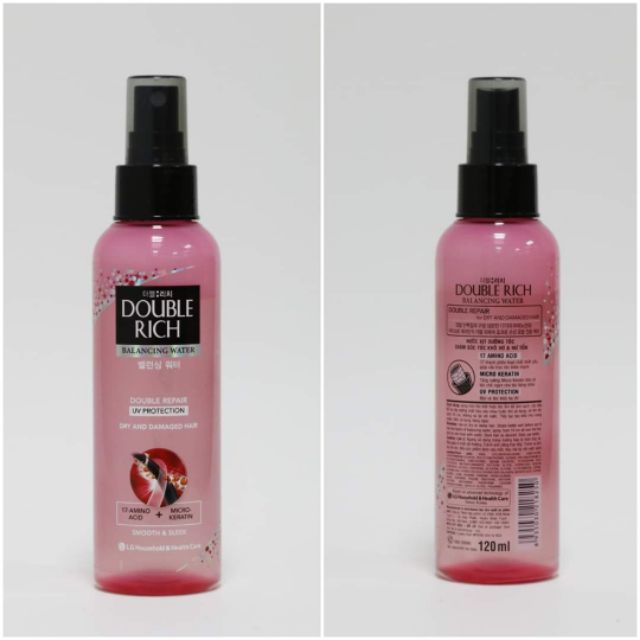 NƯỚC XỊT DƯỠNG TÓC CHĂM SÓC TÓC KHÔ XƠ & HƯ TỔN DOUBLE RICH 120ml