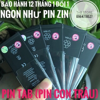 Pin IPhone TAB (Pin con Trâu) Siêu Trâu Siêu Bền - Bảo Hành 12 tháng-BS