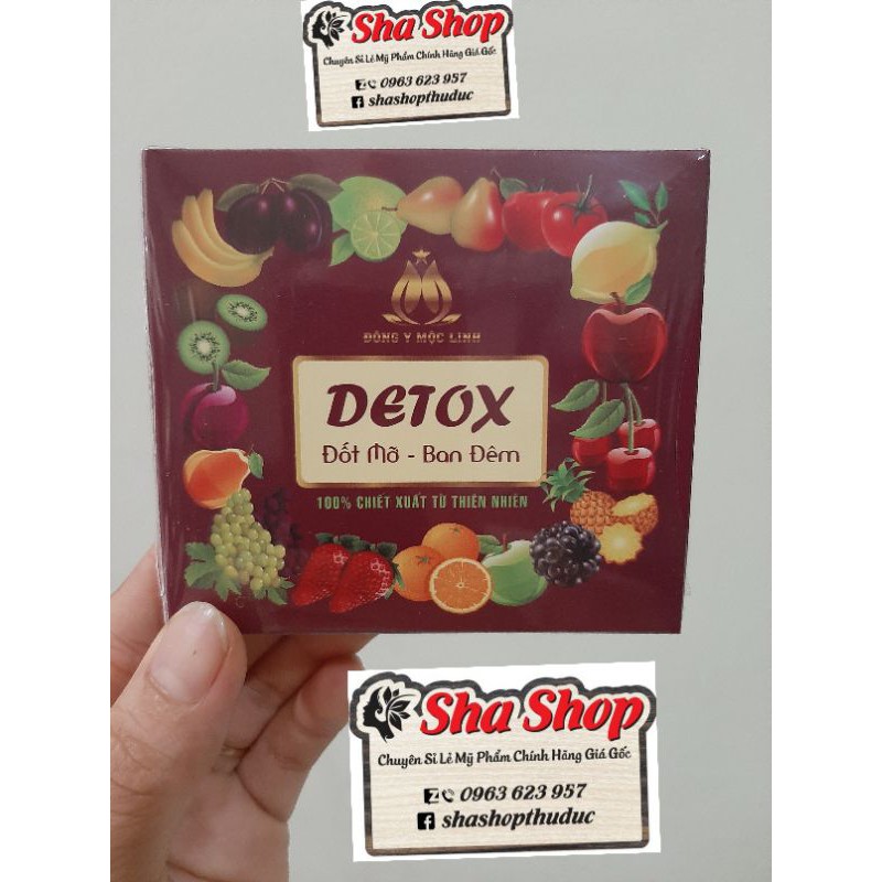 Detox gói 15viên giảm cân x3 đông y mộc linh - ảnh sản phẩm 1