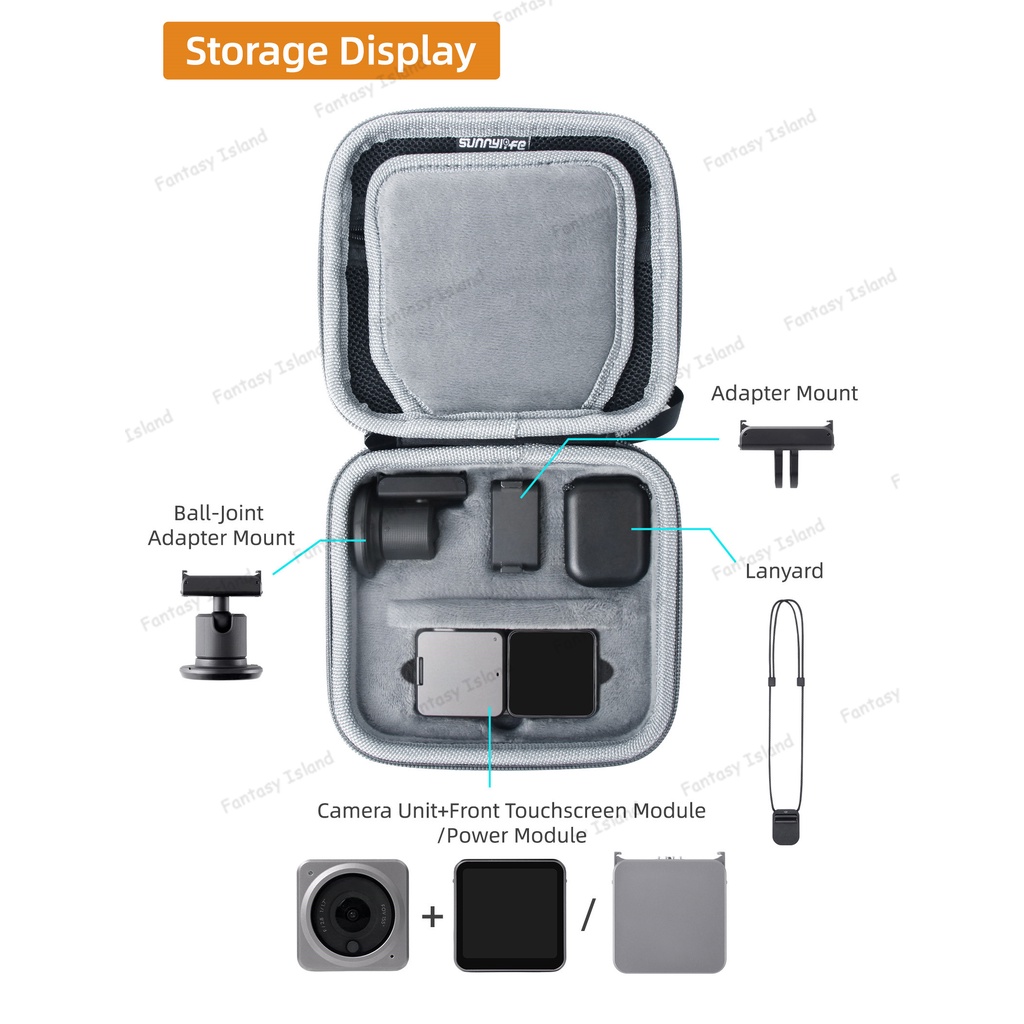 Túi Đựng Bảo Vệ Mini Cho Drone DJI ACTION 2 ACTION2 OA2-B87 Ốp