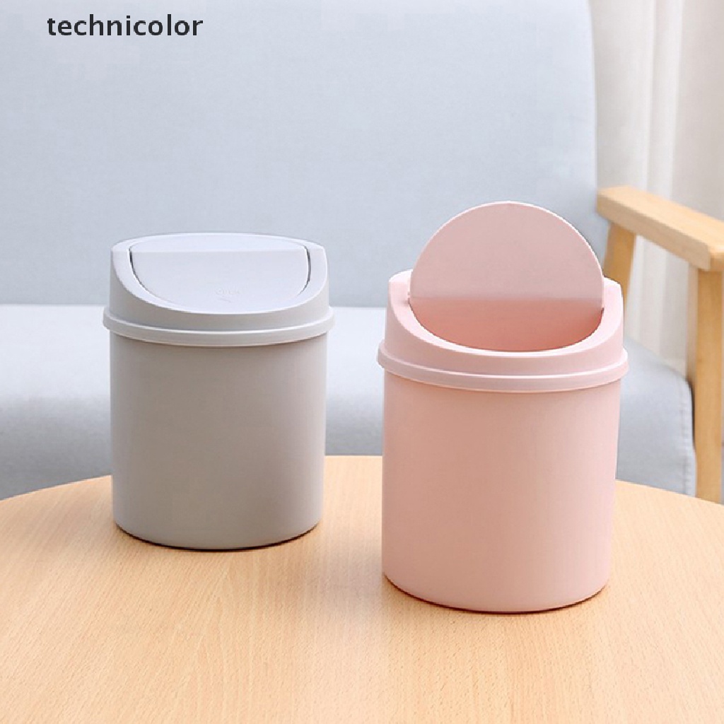 Thùng rác cỡ nhỏ để bàn Có Nắp Đậy Tiện Dụng