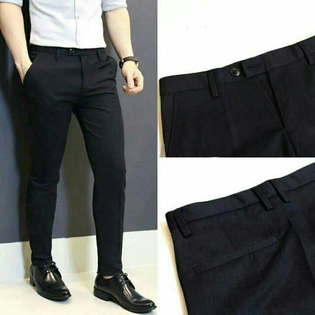Quần âu nam cao cấp vải tuyết hàn co giãn nhẹ không nhăn không bai màu - QA30