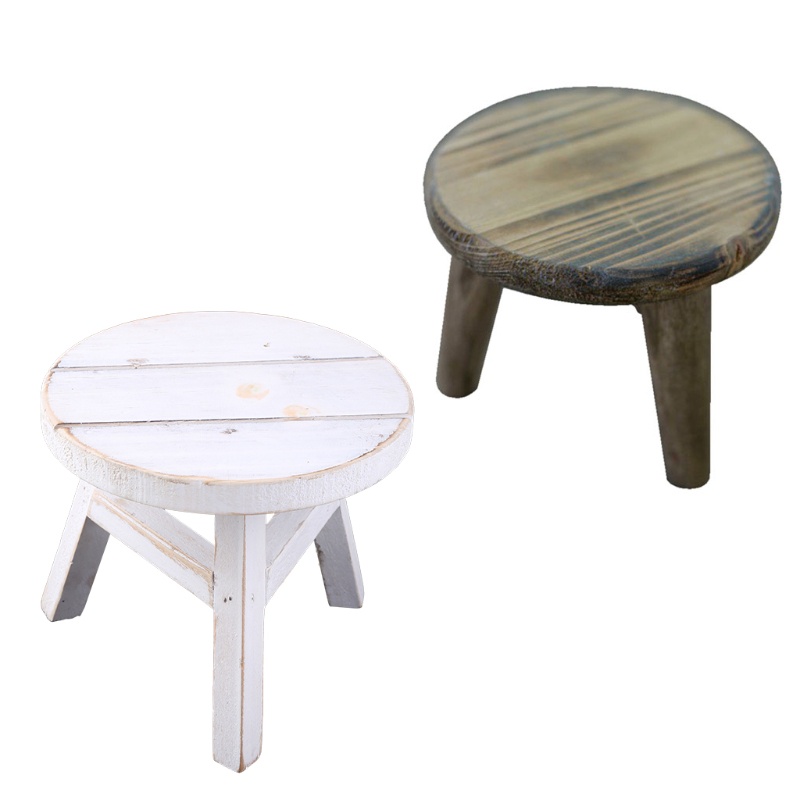 Bàn uống trà mini bằng gỗ làm phụ kiện chụp ảnh cho bé sơ sinh
