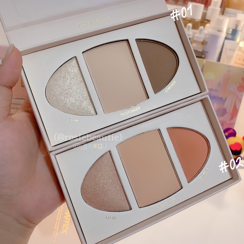 Phấn khối 3 ô Maffick Tia Sáng MF134