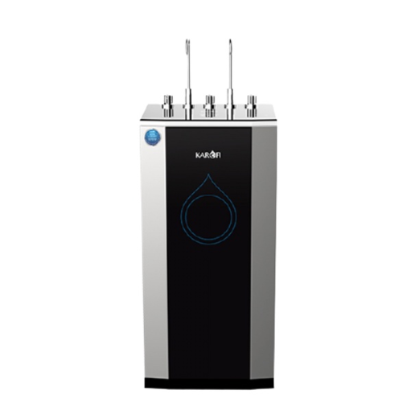 Máy lọc nước nóng lạnh 2 vòi 10 lõi Smax có đèn cảnh báo thay lõi KAROFI KAD-D50 - Bảo hành 36 tháng